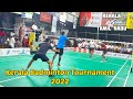 NAVEEN & GANESH vs VISHNU RAJENDRAN & ROJER J || Men Doubles Kerala Badminton Tournament - Kozhikode