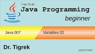 Java 007 - Variables 02