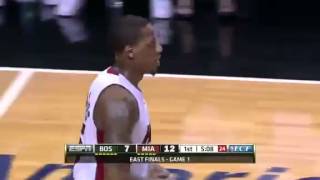 LeBron James SOARS for the Alley-Oop (Celtics - 5/28/12)