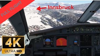 STUNNING Alpine Approach | Munich to Innsbruck A320 | MSFS 2020 Full Flight