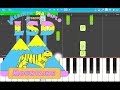 LSD - Mountains Piano Tutorial EASY (Piano Cover)ft. Sia, Diplo, Labrinth