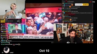 xQc reacts to Destiny Exposing Hasan on Twitter