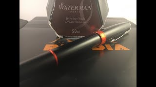 S01.E19 Starting a fountain pen collection ink test herbin waterman pw akkerman chinatown red