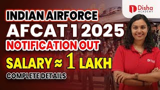 INDIAN AIR FORCE JOBS - AFCAT 1 2025 Notification Out | Complete Details #centralgovernmentjobs