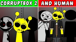 Incredibox Sprunki: Corruptbox 2 VS Human Version.NEW MOD❗