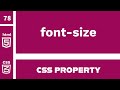 CSS Property : font-size explained !