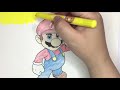 coloring super mario 塗り絵 マリオ 涂色画 超级玛丽 003