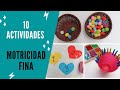 10 Actividades de Psicomotricidad fina para niños | 3-6 años