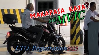 LTO  Motorcycle Registration 2023 Safe ka dito MVIC Motor Vehicle Inspection Center. #motorcycle