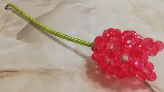 DIY Bead tulip🌷.  Тюльпан из бусин 🌷.