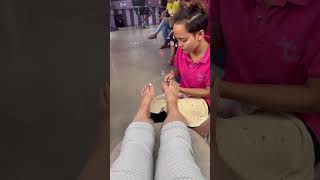 My foot spa and pedicure #shorts #shortsvideo #shortsyoutube #shortfeed #shortsviral