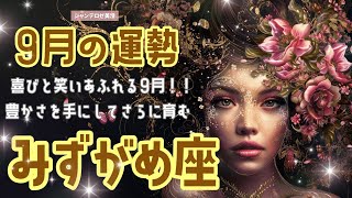 🌹🕊2024年9月の運勢【水瓶座】お仕事・人間関係＆恋愛・金運🗝️🌹#水瓶座