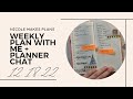 weekly plan with me | Hobonichi weeks | Hobonichi weeks mega | minimal planner | Nicole Makes Plans