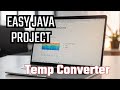 How to Create Temperature Converter Using Java  Language (Collage Projects)🔥🔥🔥