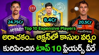 Top 10 Expensive Players In IPL 2024 Auction Telugu | Who Is Sameer Rizvi CSK | GBB Cricket