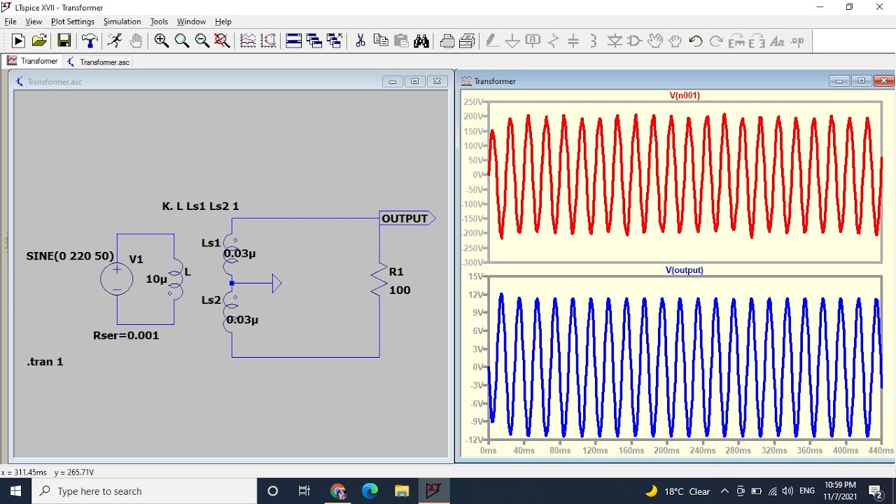 Modeling Transformers In Ltspice At Michele Shaffer Blog