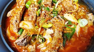 아이들도 반한 밥도둑 김치 등갈비찜 만들기, 백종원 등갈비김치찜 레시피