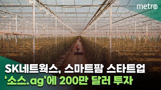 SK네트웍스, 스마트팜 스타트업 '소스.ag'에 200만달러 투자