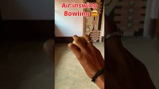 air inswing bowling tips || how to swing the ball in air #cricket #shorts #swing #youtubeshorts