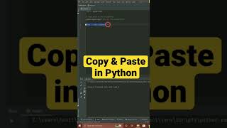 Copy & Paste in Python