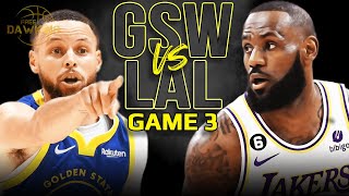 Golden State Warriors vs Los Angeles Lakers Game 3  Highlights | 2023 WCSF | Fre