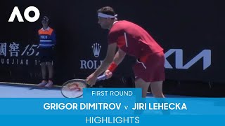 Grigor Dimitrov v Jiri Lehecka Highlights (1R) | Australian Open 2022