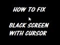 Windows 10 Black Screen Of Death FIX [Tutorial]