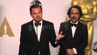 Leonardo DiCaprio  88th Annual Academy Awards Oscar 2016 - Press Room Interview