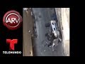 Un automóvil cae al vacío en estacionamento multipisos | Al Rojo Vivo | Telemundo