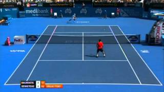 Marcos Baghdatis v Julien Benneteau Highlights Men's Singles Semi Final: Sydney International 2012