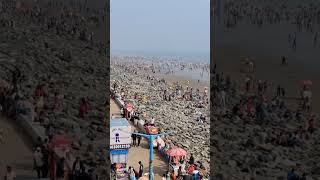 জন সমুদ্র দীঘা সৈকত 🏖 #shorts #digha #sea #beach #tourist #viral