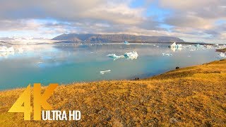 Walking Across Iceland - Incredible Trip to ICELAND 4K (with music) - 2 HOUR Video