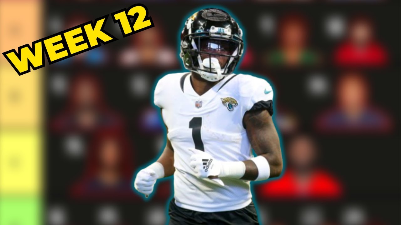 Week 12 — Top 24 RB/WR Fantasy Football Rankings And Tiers - YouTube