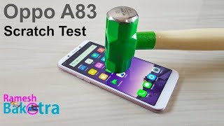 Oppo A83 Screen Scratch Proof Glass Test