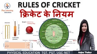 Cricket Rules in Hindi | Measurement of Cricket Pitch | cricket fielding positions