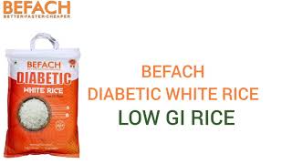 BEFACH diet \u0026 diabetic white rice