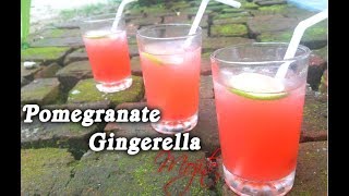 Pomegranate Gingerella Mojito| Non Alcoholic| Asian Mocktail