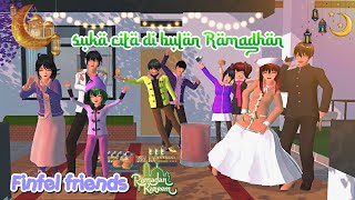 Finfel Friends (suka cita di bulan ramadhan) || Drama sakura school simulator