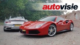 Autovisie TV: Turbopower - Ferrari 488 GTB en Porsche 911 Turbo S (2017)