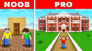 Minecraft NOOB vs PRO Build The BEST HOUSE Challenge!