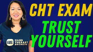 How to Study ALL The Major CHT Exam Topics in HALF the Time | Trust Yourself!