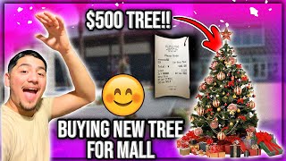 Buying a brand new Christmas tree for Salvation Army! 🤝💯