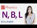 English Phonics Consonants 'n', 'b' and 'l'