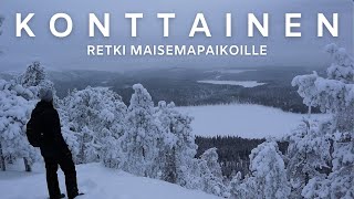 Konttainen - Talviretki upeille maisemapaikoille | RUKA KUUSAMO | RETKEILY