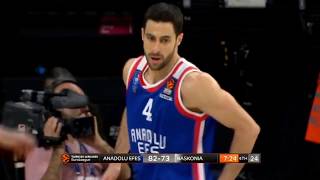 Dogus Balbay highlights (Anadolu Efes-Baskonia: 96-85)