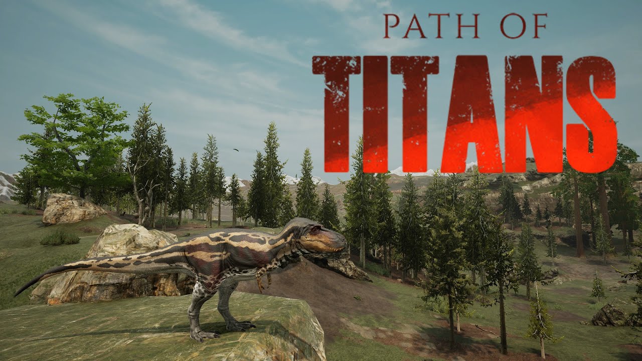 Path Of Titans Official Server Random Fights Youtube