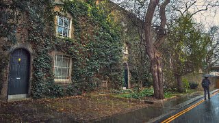 A Rainy London Walk in Kensington - Beautiful Mews, High Street & Backstreets