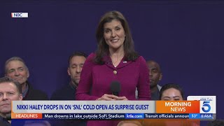 Nikki Haley makes surprise appearance in ‘SNL’ cold open