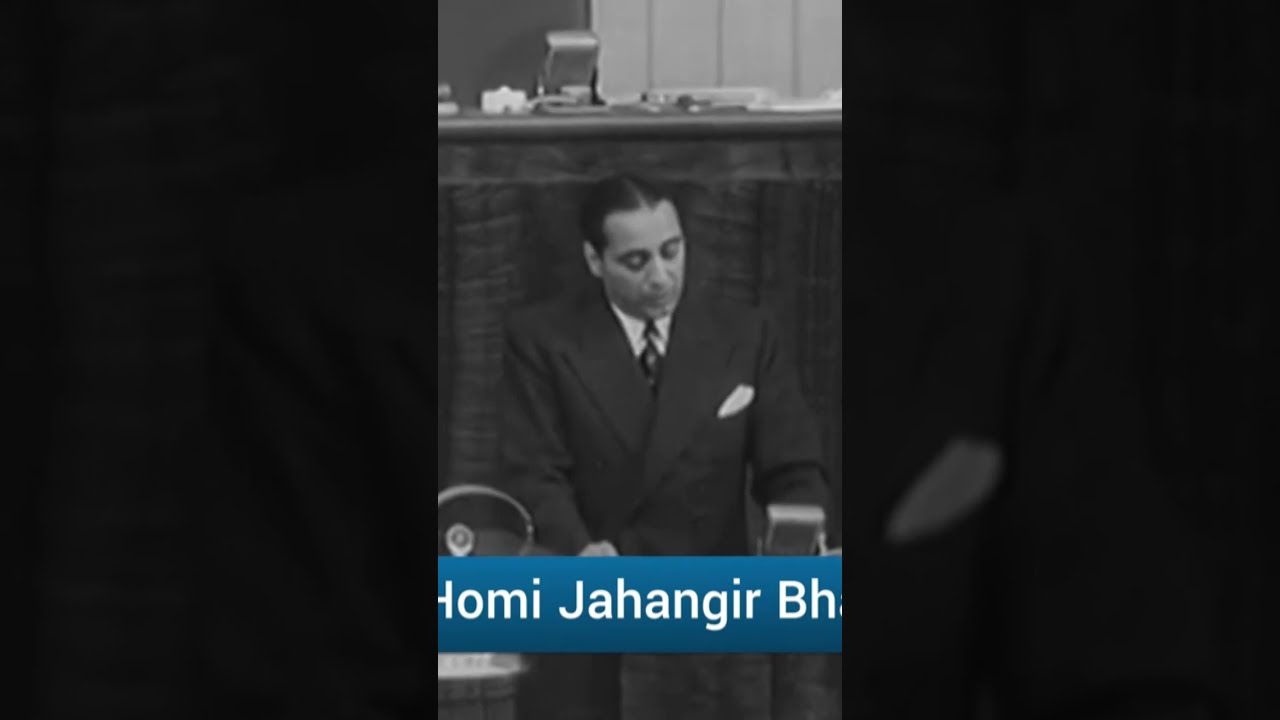 Iconic Speech _ Dr. Homi Jehangir Bhabha _ Father Of Indian Nuclear ...