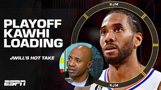 JWill would rather have 'Playoff Kawhi' than KD in this Clippers-Suns series 😳 | KJM